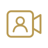 Video consultation icon for attending the session